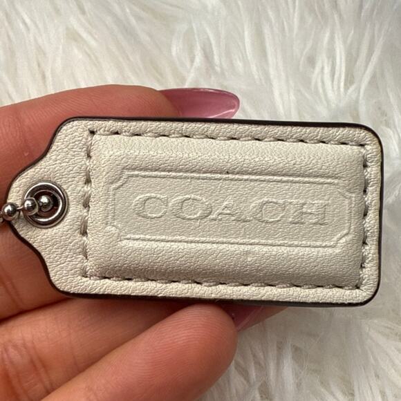 1.5" COACH Fob Bag Charm Hang tag Hangtag - Picture 1 of 2